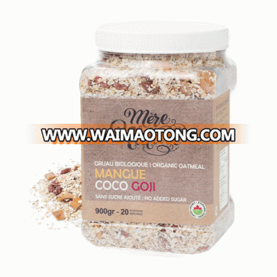 100% Original Flavor Instant Nutritious Canadian Organic Oatmeal